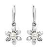 Little Diva Kid's Pearl Flower Earrings