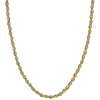 14k Two-tone Gold Braided Snake Chain 18in