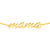 14k Yellow Gold Mama Choker Necklace