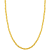 14k Yellow Gold Braided Herringbone Chain 18in