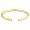 14k Yellow Gold Open Bangle Bracelet 7in