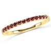 14k Yellow Gold Stackable 1/4 ct Ruby Ring