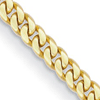 Herco 14k Yellow Gold Men's 8.5in Italian Curb Link Bracelet 5.5mm Wide