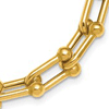 14k Yellow Gold Modern Mariners Link Necklace 24in