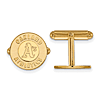 14k Yellow Gold Oakland A's Cuff Links