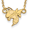 14k Yellow Gold Georgia Tech Buzz Small Necklace 