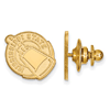 Mississippi State University Cowbell Lapel Pin 14k Yellow Gold 