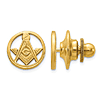 14k Yellow Gold Masonic Circle Lapel Pin