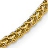 14k Yellow Gold 18in Hollow Wheat Chain 4.6mm Thick