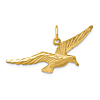 14k Yellow Gold Seagull Pendant