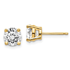 14k Yellow Gold 2 ct Certified Lab Grown Diamond Stud Earrings G-H/SI1