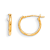 14kt Yellow Gold 1/2in Madi K Hoop Earrings