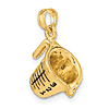 14k Yellow Gold 3-D Measuring Cup Charm