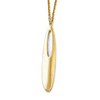 14kt Yellow Gold Cut-out Oval 18in Necklace