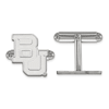 Sterling Silver Baylor University Bear Cuff Links