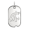 Sterling Silver Washington State University Small Dog Tag