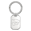 Sterling Silver Kansas State University Key Chain