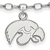 Sterling Silver University of Iowa Anklet