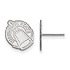 Mississippi State University Post Earrings 14k White Gold