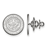 Kansas State University Crest Lapel Pin 14k White Gold 