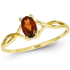 14kt Yellow Gold 2/3 ct Oval Garnet Ring