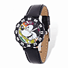 Mickey Mouse Multi-Colored Dial Leather Watch