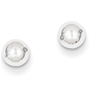 14kt White Gold 5mm Ball Post Earrings