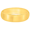 Gold-plated Sterling Silver Domed Bangle Bracelet