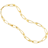 14k Yellow Gold Italian Oval Links La Goccia Chain 18in