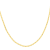 14k Yellow Gold Polished Brick Link Necklace 18in