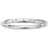 14k White Gold 0.20 ct Diamond Scatter Bangle Bracelet