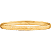 14kt Yellow Gold 7 1/2in Hammered Bangle Bracelet