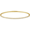 14k Yellow Gold 1.5 ct tw Lab-Grow Diamond Flexible Bangle Bracelet