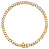 14k Yellow Gold Ladies' 0.50 ct tw Diamond Curb Link Bracelet